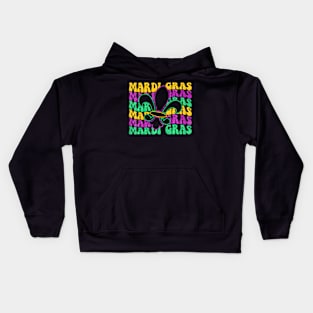 Mardi Gras 2024 Fleur De Lis Nola New Orleans Kids Hoodie